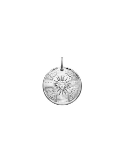 Médaille Arthus Bertrand Versailles Roi Soleil en argent satiné, 25 mm