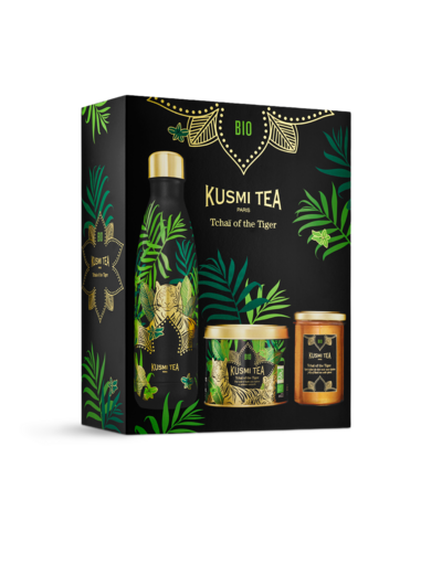 Coffrets & Assortiments Coffret Tchai of the Tiger bio - Boîte 100g + bouteille 50cl + gelée