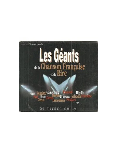 Cd Les Geants de la chanson Francaise et du Rire