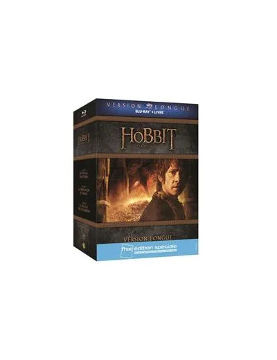 Blu-Ray Coffret - Trilogie Le Hobbit + Livre - Edition Spéciale - De Peter Jackson avec Martin Freeman