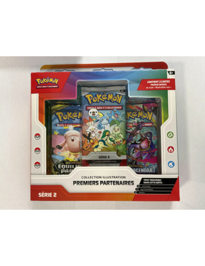 Coffret Premiers partenaires Série 2 Pokémon Collection illustration