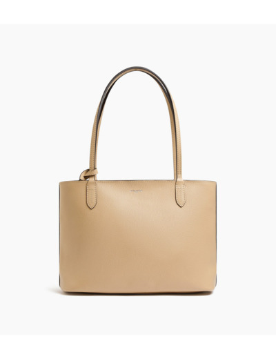 Petit sac cabas Louise en cuir grainé