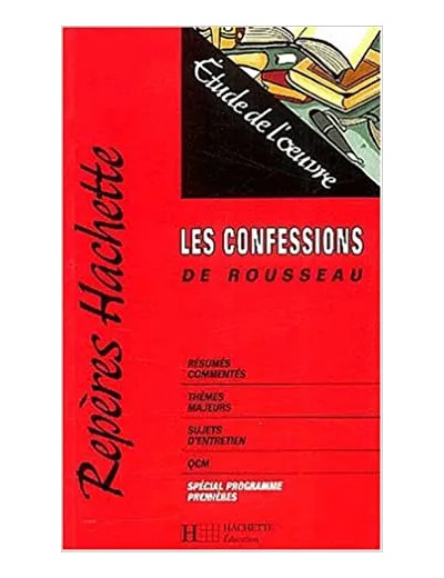 Livre Les Confessions De Rousseau
