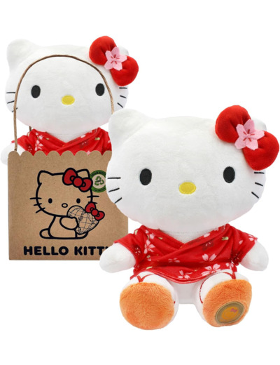 [Peluche] Hello Kitty - peluche écologique - Hello Kitty