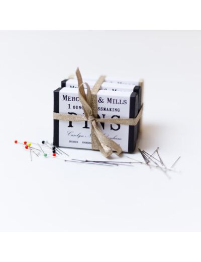 Merchant & Mills - Set Cadeau 3 Boites d'Epingles Assorties