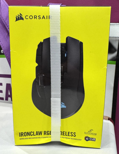 CORSAIR Gaming IRONCLAW RGB - Souris - optique - 10 boutons - sans fil, filaire - USB, Bluetooth, 2.4 GHz