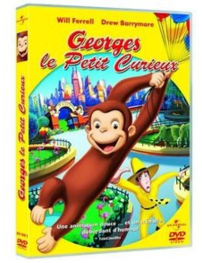 Dvd Georges le petit curieux