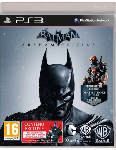 Jeu Ps3 Batman Arkham Origins
