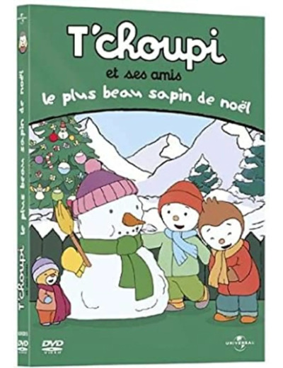 Dvd T'choupi et ses amis (interactif) - Le plus beau sapin de Noël - DVD + Livre