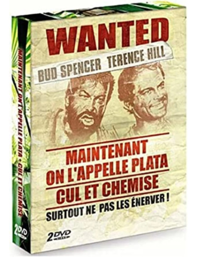 Dvd Coffret Bud Spencer et Terence Hill (Maintenant On l'appelle Plata, Cul et Chemise) 2 DVD