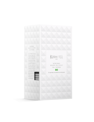 Thés Aromatisés Blancs Le thé blanc Alain Ducasse Bio- Etui carton 24 sachets mousseline- 48g