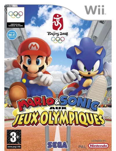 Jeu WII Mario & sonic aux Jeux Olympiques de Beijing 2008