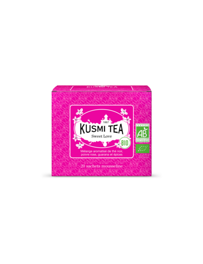 Mélanges Bien-être Sweet Love bio - Etui 20 sachets mousseline - 40gr