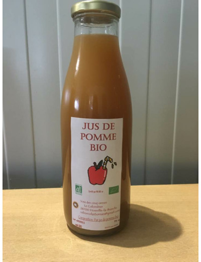 Jus de pomme bio x 1