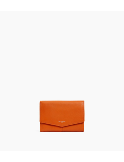 Portefeuille moyen modèle Charlotte en cuir lisse