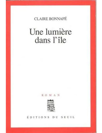 Livre Une lumière dans l'île