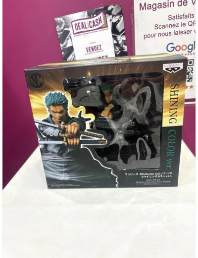 One Piece Figurine Scultures Big Zoukeio Roronoa Zoro Shining Color Ve