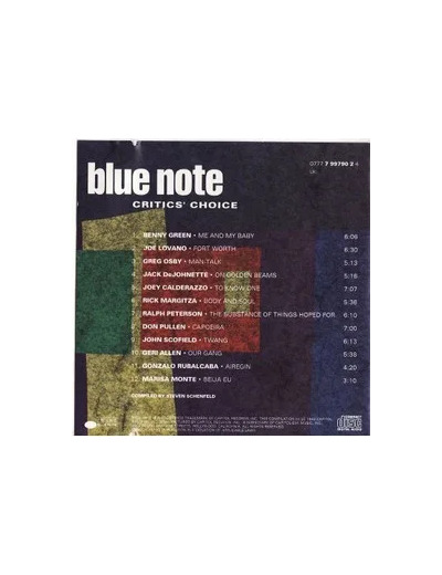 Cd Various - Critics' Choice (1992)
