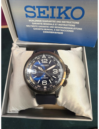 Montre Seiko Prospex Land Automatique en Nylon avec Boussole