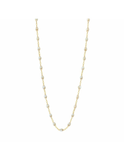Collier Gigi Clozeau Classique en or jaune et résine opale, 42cm