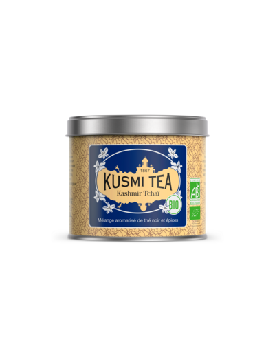 Mélanges Historiques Noirs Kashmir Tchaï bio - Boîte métal 100gr