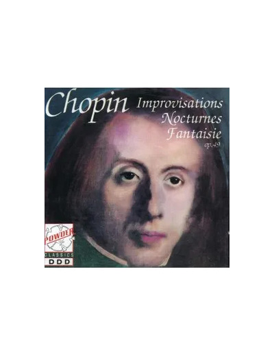 Cd Frédéric Chopin - Improvisations / Nocturnes / Fantaisie Op. 49 (1990)