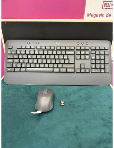 Logitech Signature MK650 Combo for Business - Ensemble clavier et souris - sans fil - Bluetooth LE - AZERTY - Français - graphite