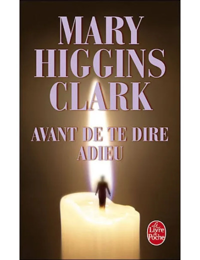Livre Avant de Te Dire Adieu Clark, Mary Higgins