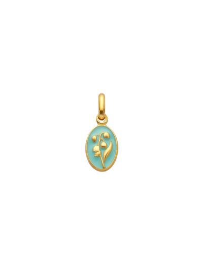 Pendentif Arthus Bertrand Ma Mini Médaille en or jaune