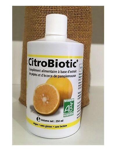 Citrobiotic extrait du pépin de pamplemousse  250 ml