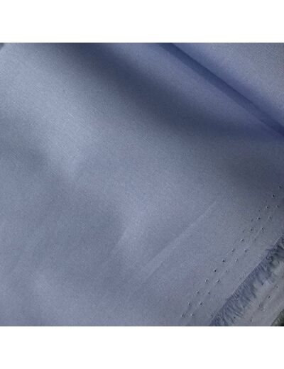 Sélection Coup de coudre - Tissu Popeline de Coton Stretch Uni Couleur Bleu Lavande