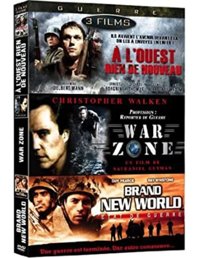 Dvd Coffret guerre, vol. 2 : à l'ouest rien de nouveau ; war zone ; brand new world