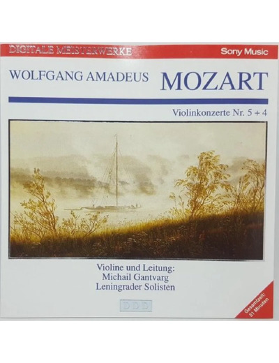 Cd Mozart Violinkonzerte Nr. 5 + 4