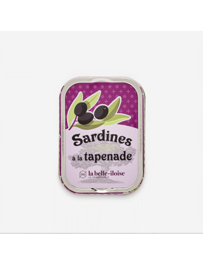 Sardines à la tapenade 115g