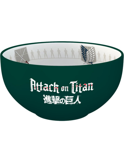 [BOL] ATTACK ON TITAN Bol 600 ml Emblèmes