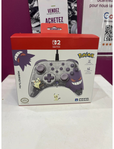Manette Horipad Turbo Pokemon Switch 2