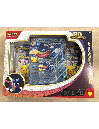 Coffret Pokémon Amphinobi ex 30eme anniversaire - FR
