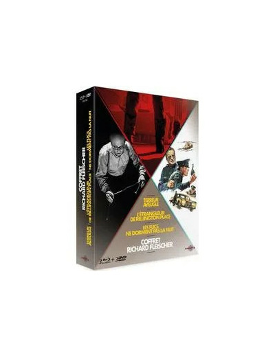 Blu-Ray Coffret Richard Fleischer : Terreur aveugle + L'étrangleur de Rillington Place + Les flics ne dorment pas la nuit - Combo + DVD