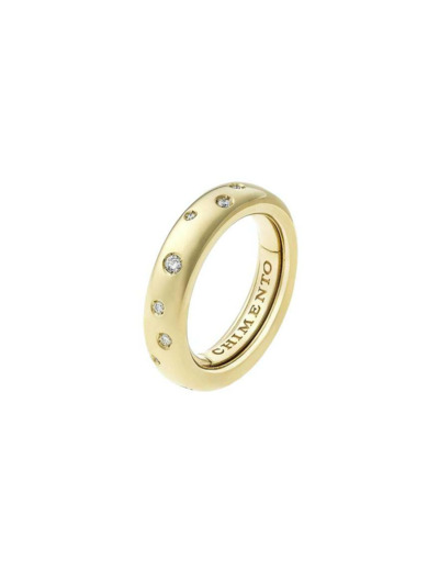 Bague Chimento Forever Brio en or jaune et diamant 0.24ct