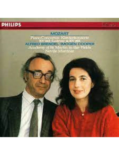 Cd Wolfgang Amadeus Mozart - Piano Concertos - Klavierkonzerte KV 242 'Lodron' & KV 365 (1985)