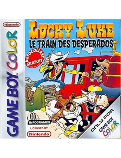 Jeu GBC Lucky Luke le train des desperados