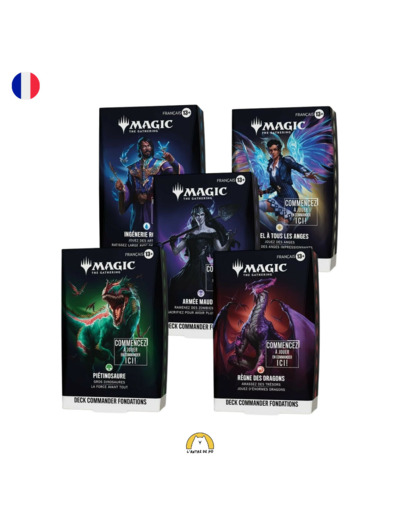 Précommande - Deck Commander Fondations : Set complet des 5 decks (FR)