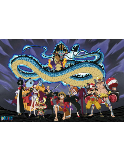 [POSTER]ONE PIECE Poster L'équipage contre Kaido (91,5 x 61 cm)
