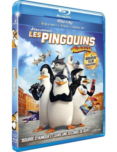 Blu-Ray Les Pingouins de Madagascar - Combo Blu - ray + DVD