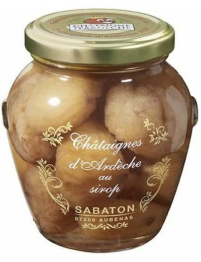 CHÂTAIGNES D’ARDÈCHE AU SIROP (AOP) SABATON 380 g