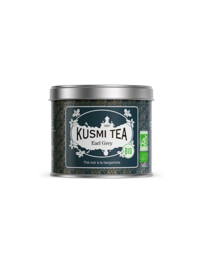 Thés Aromatisés Noirs Earl Grey Bio - Boîte métal 100gr