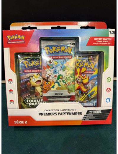 Coffret Premiers partenaires Série 2 Pokémon Collection illustration
