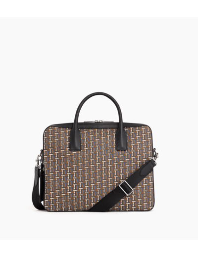 Porte document slim 15" Emile en toile monogramme