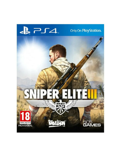 Jeu Ps4 Sniper Elite Iii