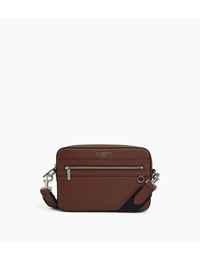 Petite sacoche Emile en cuir signature T